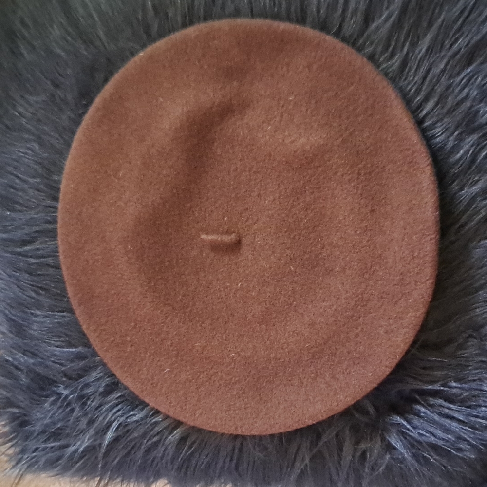 Vtg Wool Beret Cap - image 2